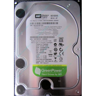 Б/У жёсткий диск 1Tb Western Digital WD10EVVS Green (WD AV-GP 1000 GB) 5400 rpm SATA (Альметьевск)